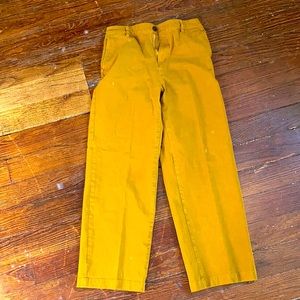 Wide leg ankle pants